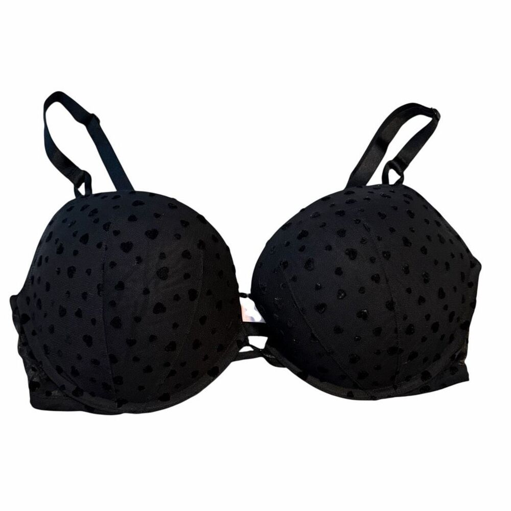 VICTORIA’S SECRET Women’s Black Push-Up Bra Size 38D